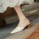 Petite height-enhancing wedge-heeled slippers for women, summer wearable with skirts (2025 new style).