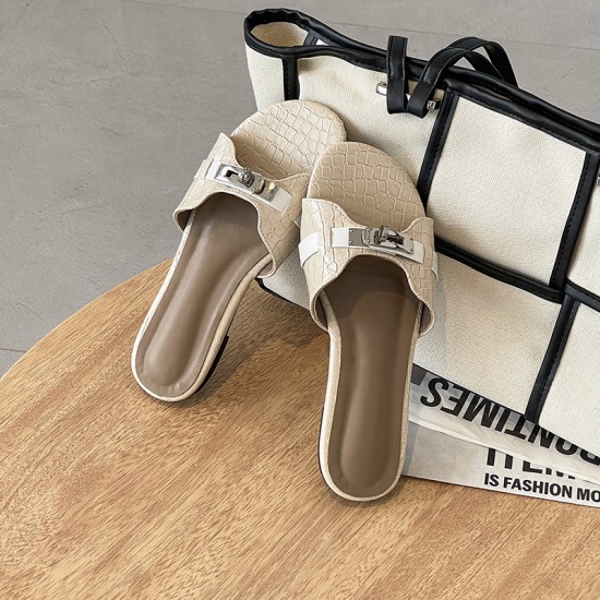 Retro French Open-Toe Stiletto Sandals for Summer Outdoor Wear