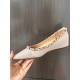Women's new retro, versatile ballet high heels, block heels, cross-strap, hollow, casual closed-toe sandals.