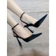 2025 summer new square-toed block-heeled closed-toe sandals for women, low-heeled commuter sandals.
