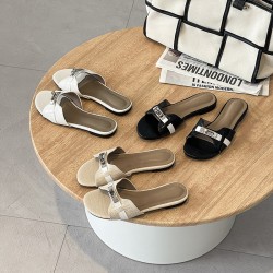 Retro French Open-Toe Stiletto Sandals for Summer Outdoor Wear