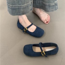 2025 Summer New Women's Round-Toed Nude Mesh Strap Stiletto Sandals, Gentle Women's Slippers