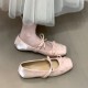 Bow Ballet Flats with Inner Height, 2025 Summer Fairy Mary Jane Shoes