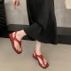 French Retro Strappy Wedge Heel Slip-On Sandals for Women, Summer 2025 New Roman sandals with skirts