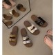 Square-toed shaped-heel flip-flops for women, open-toed, high-end mules, elegant and outdoor high-heeled sandals.