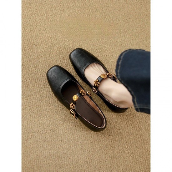 French bow square-toe wedge sandals, 2025 summer new style, fairy-style, dress-matching, single-strap high heels for outdoor wear.