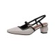 5cm Riveted Shallow-Haired Sandals with Internal Height Increase Nude pointed-toe soft patent leather French-style slip-on shoes for women, versatile for commuting.