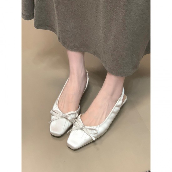 French Rhinestone Floral Strap Square-Toe Sandals for Summer, Perfect for Dresses and High Heels