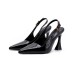 Low-heeled women's shoes, 2024 spring new style, simple French retro soft square-toe, block-heeled women's shoes.