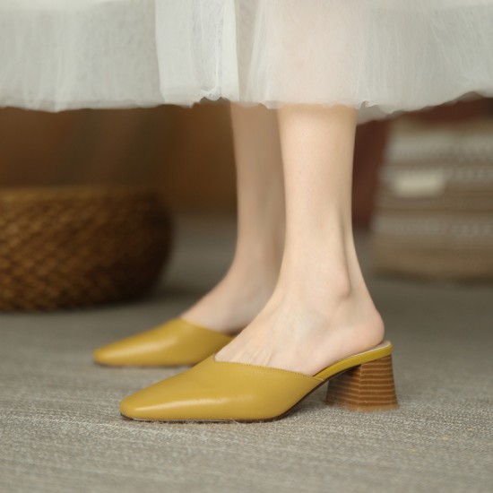 Petite height-enhancing wedge-heeled slippers for women, summer wearable with skirts (2025 new style).